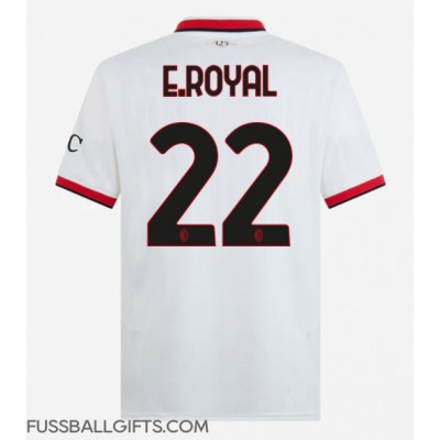 AC Milan Emerson Royal #22 Fußballbekleidung Auswärtstrikot 2024-25 Kurzarm AC Milan Emerson Royal #22 Fußballbekleidung Auswärtstrikot 2024-25 Kurzarm